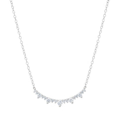 Lab Grown - 14Kw 1/2Cttw Diamond Necklace
