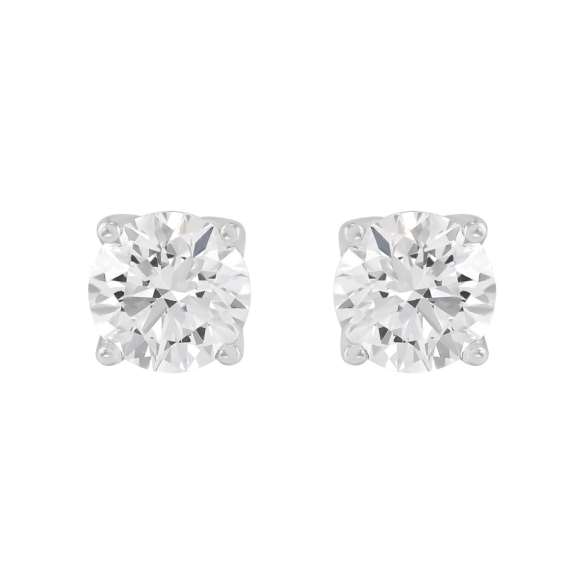 Four Prong Basket Studs
