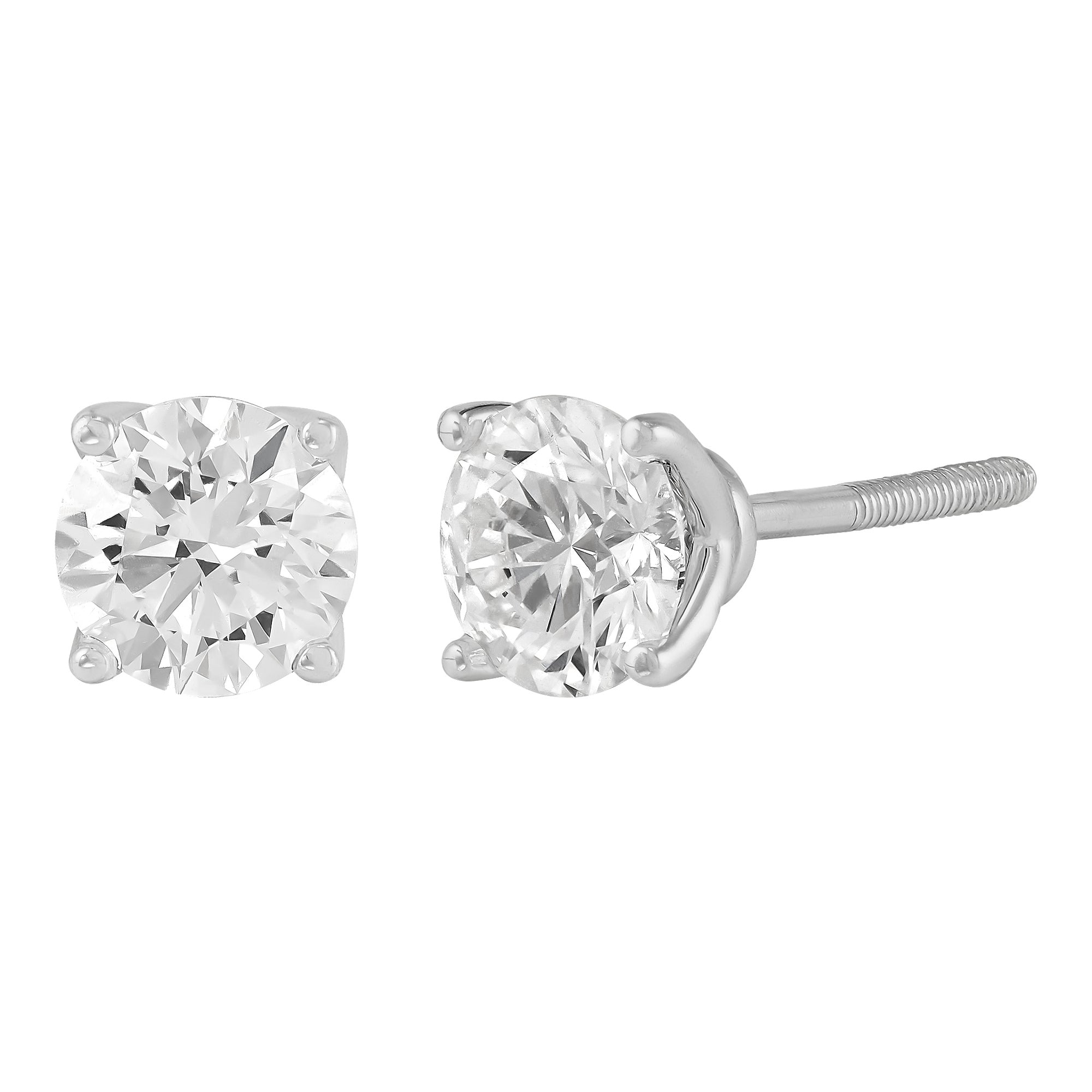 Four Prong Basket Studs
