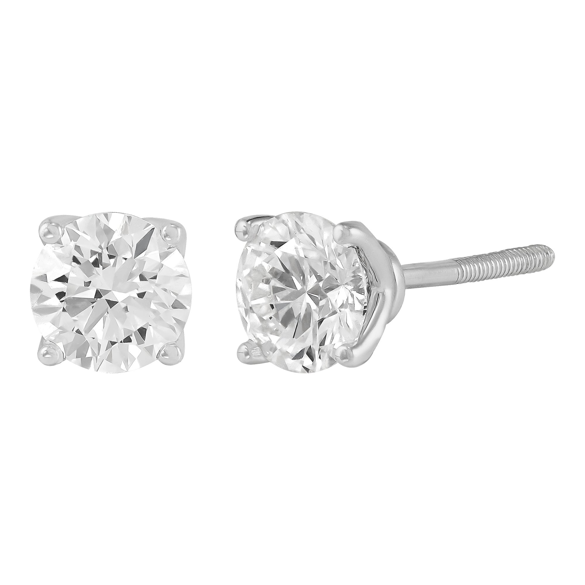 Four Prong Basket Studs