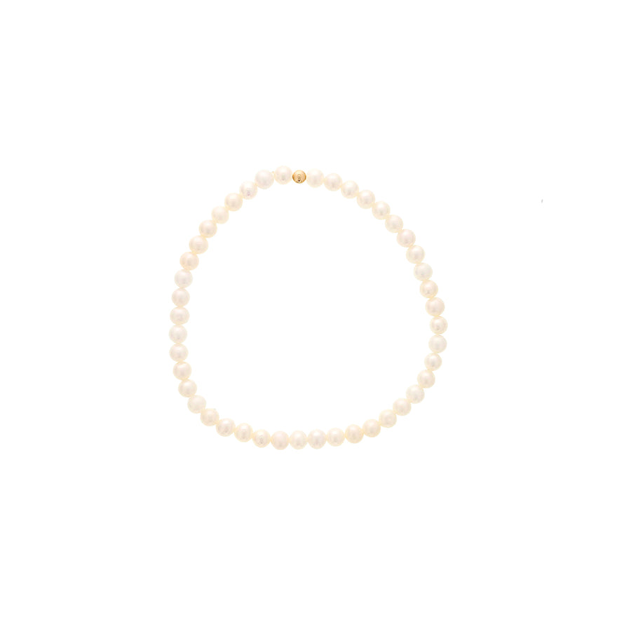 4mm Pearl Bracelet w/ GF Finishing Bead
