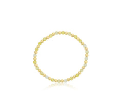4mm Citrine w/ Alternating GF Beads