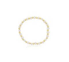 4mm Pearl w/ Alternating GF Beads