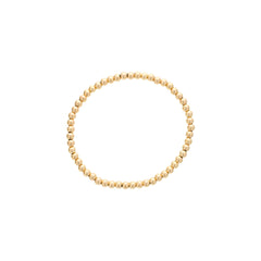 Shinebright - 7" 4Mm Gf Beaded Bracelet