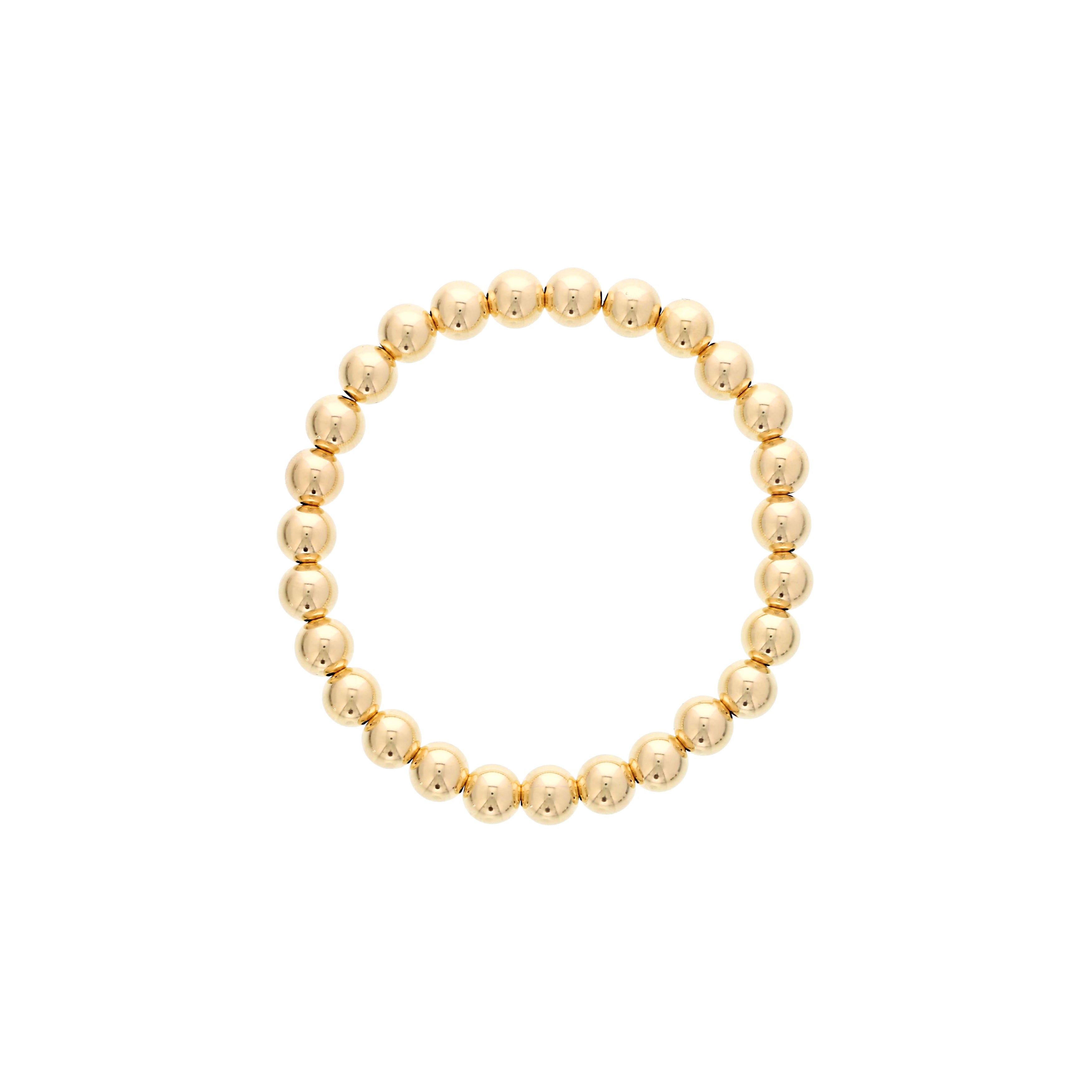 Shinebright - 7" 7Mm Gf Beaded Bracelet