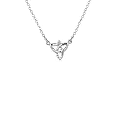 SS Diamond Trinity Necklace