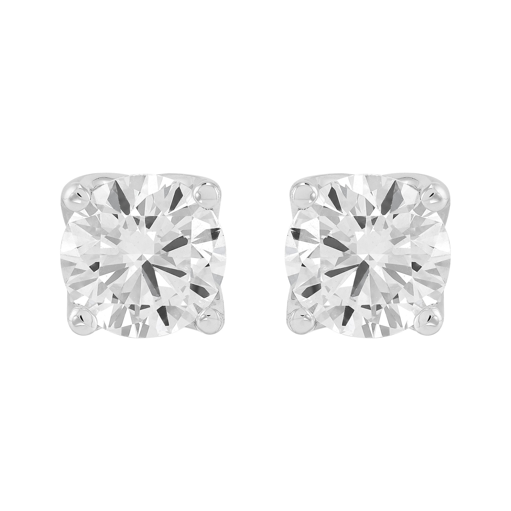 Four Prong Basket Studs