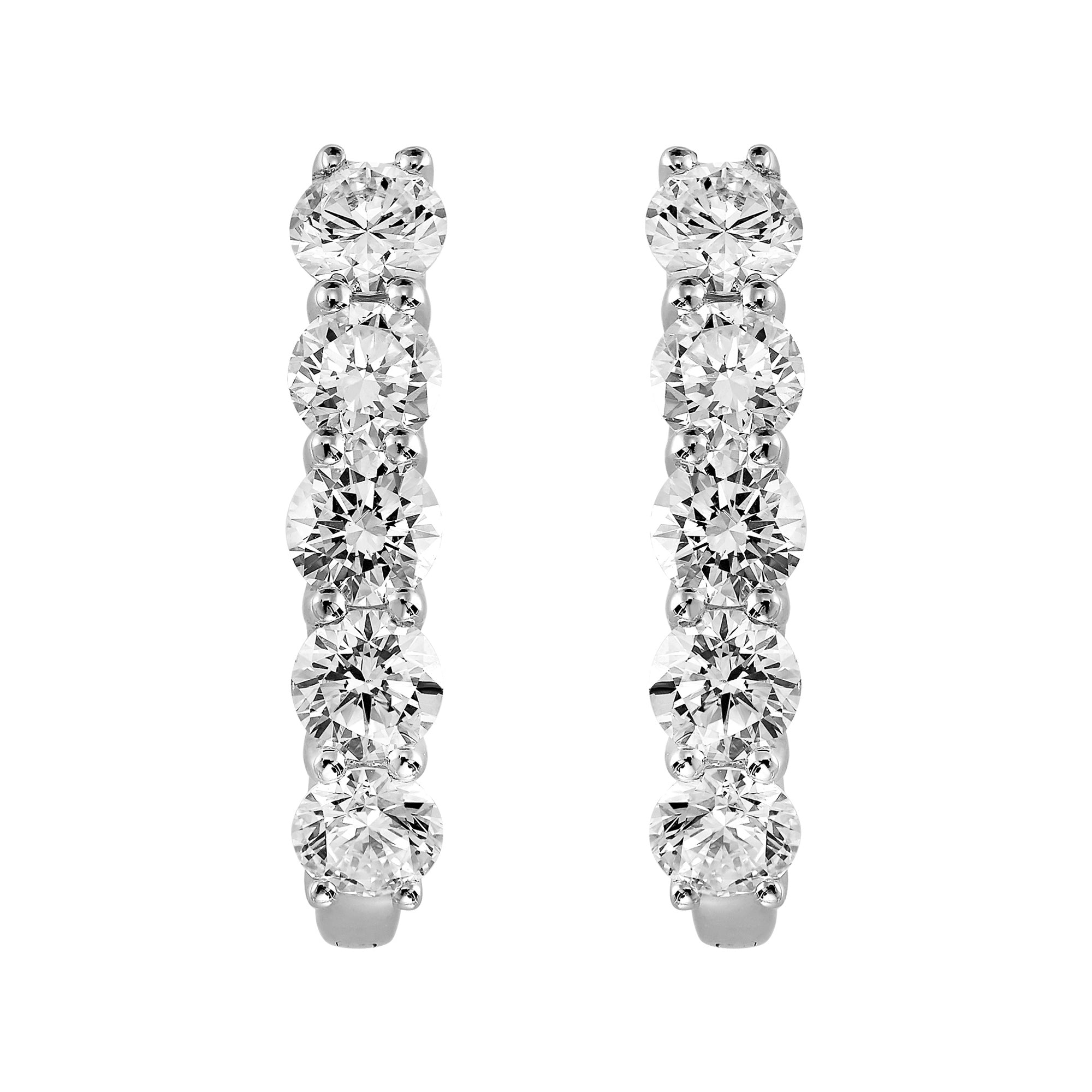 Lab Diamond Hoops