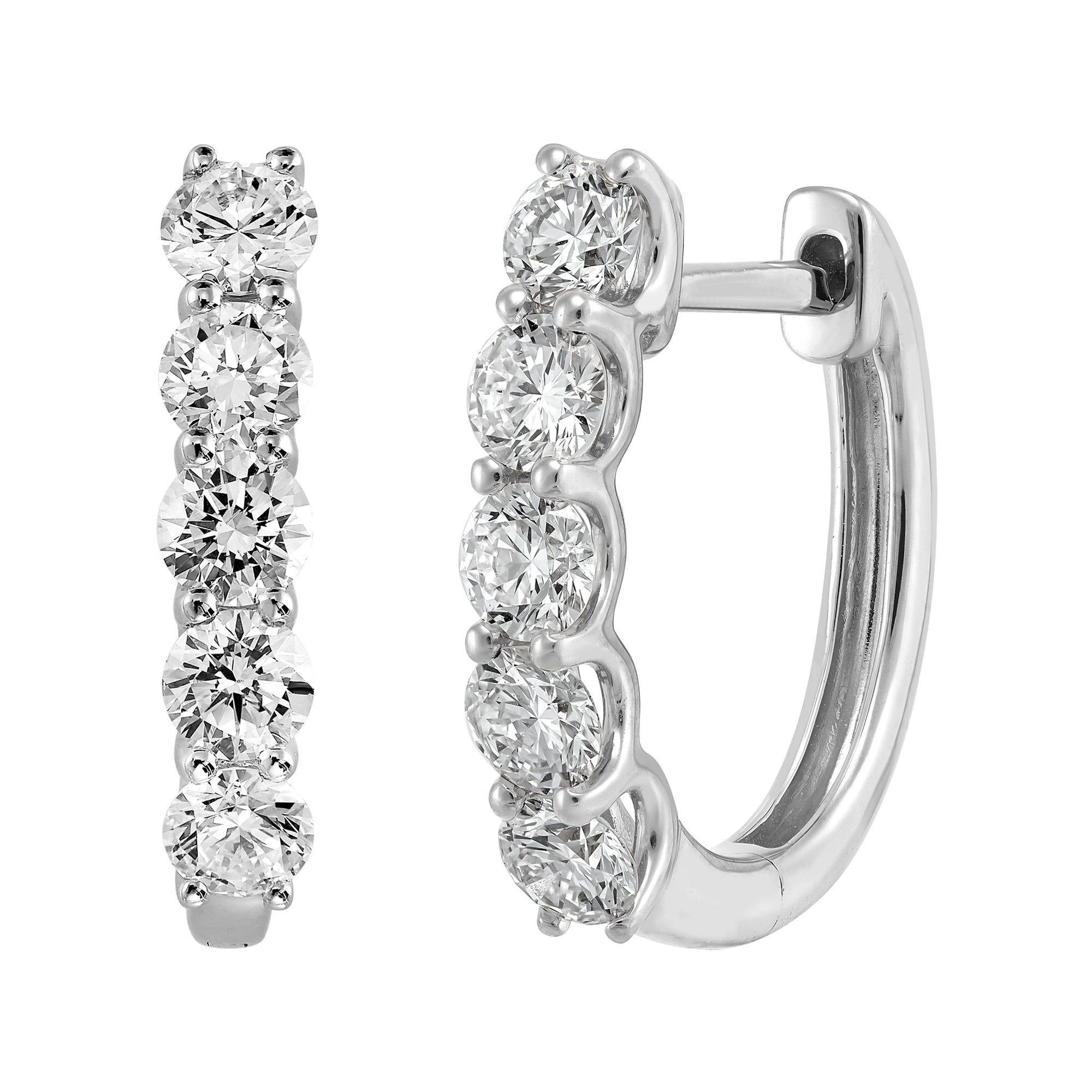 Lab Diamond Hoops