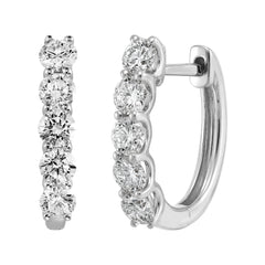 Lab Diamond Hoops