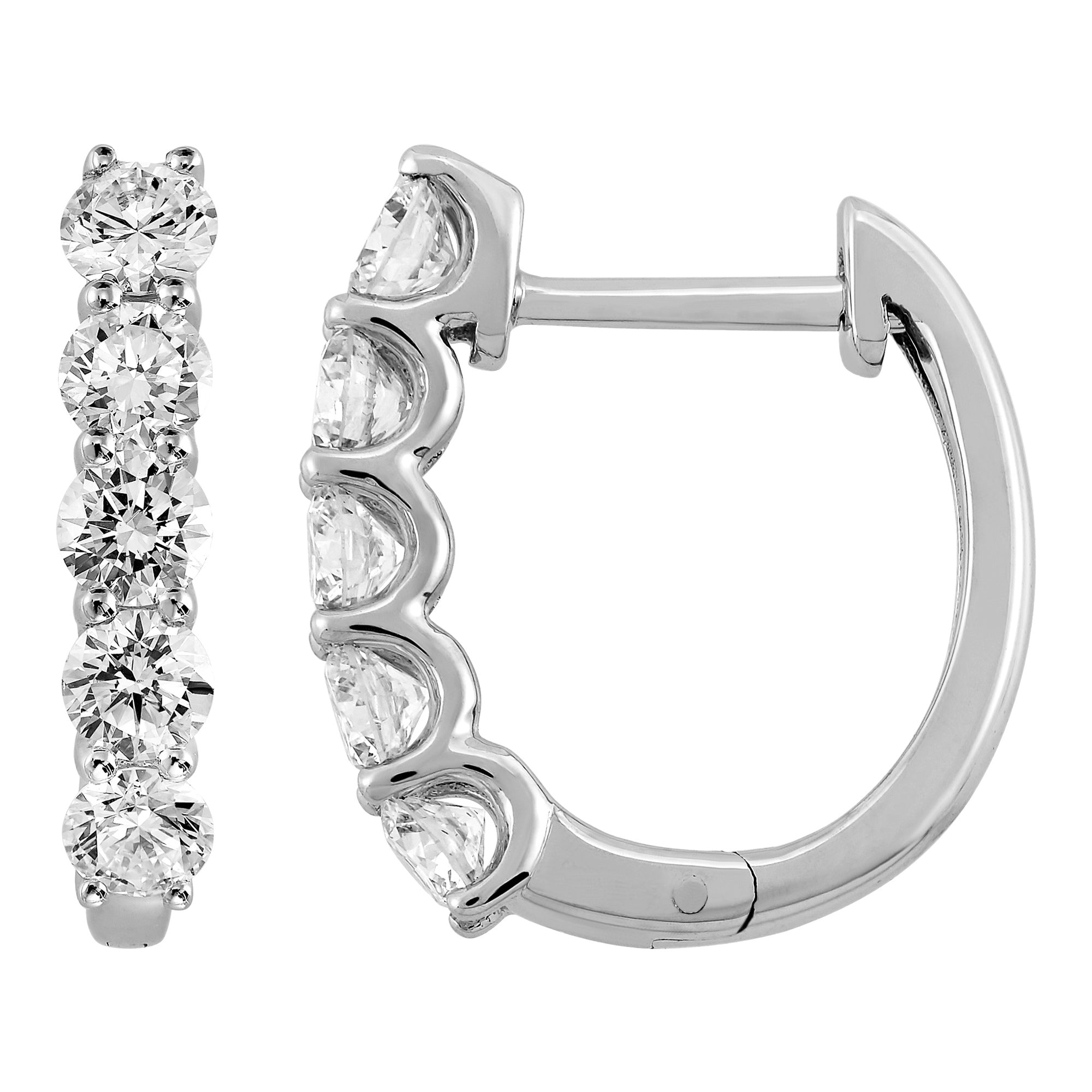 Lab Diamond Hoops