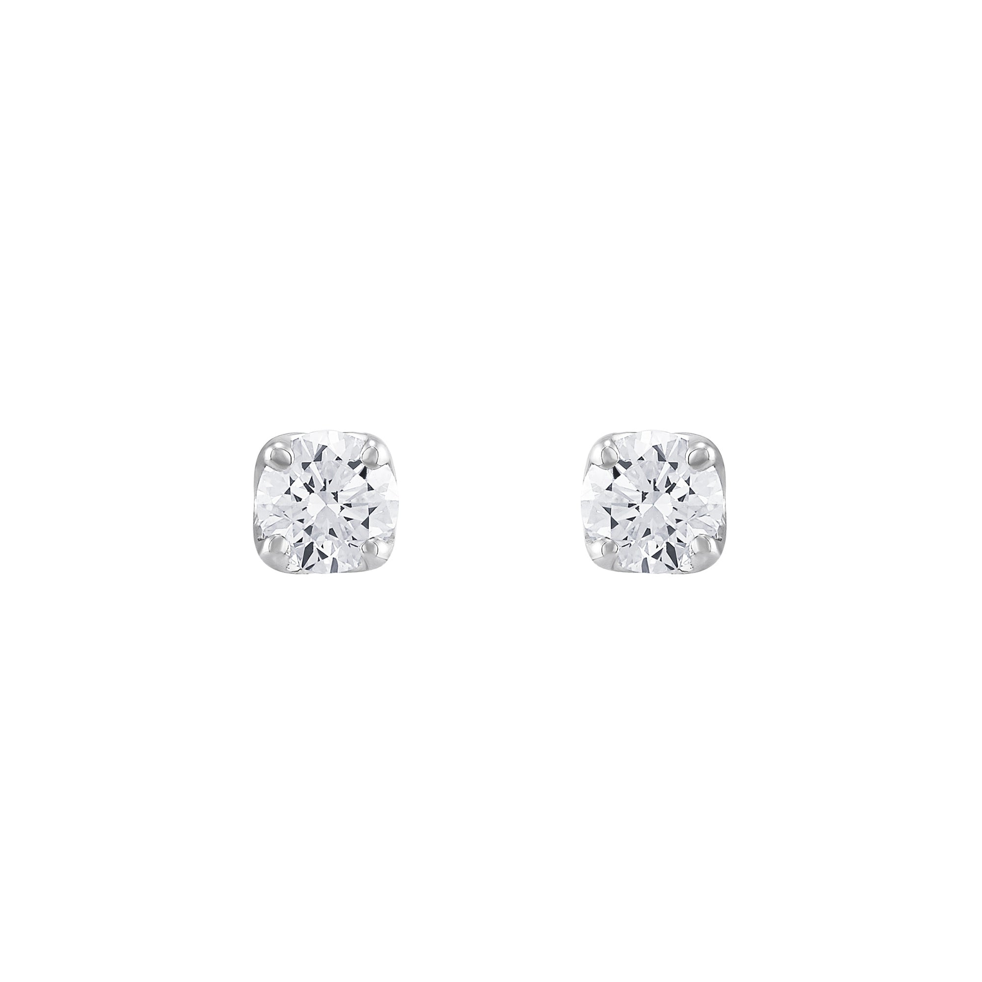 Four Prong Basket Studs