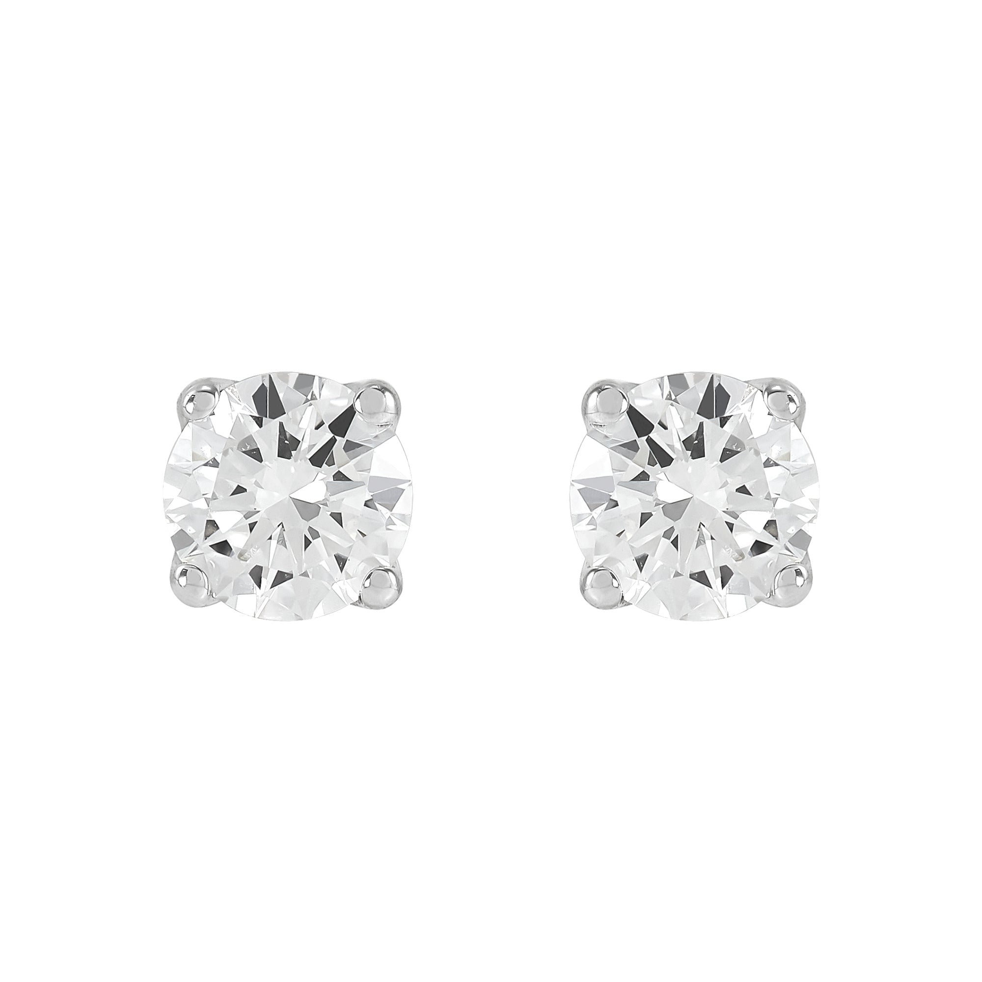 Four Prong Basket Studs