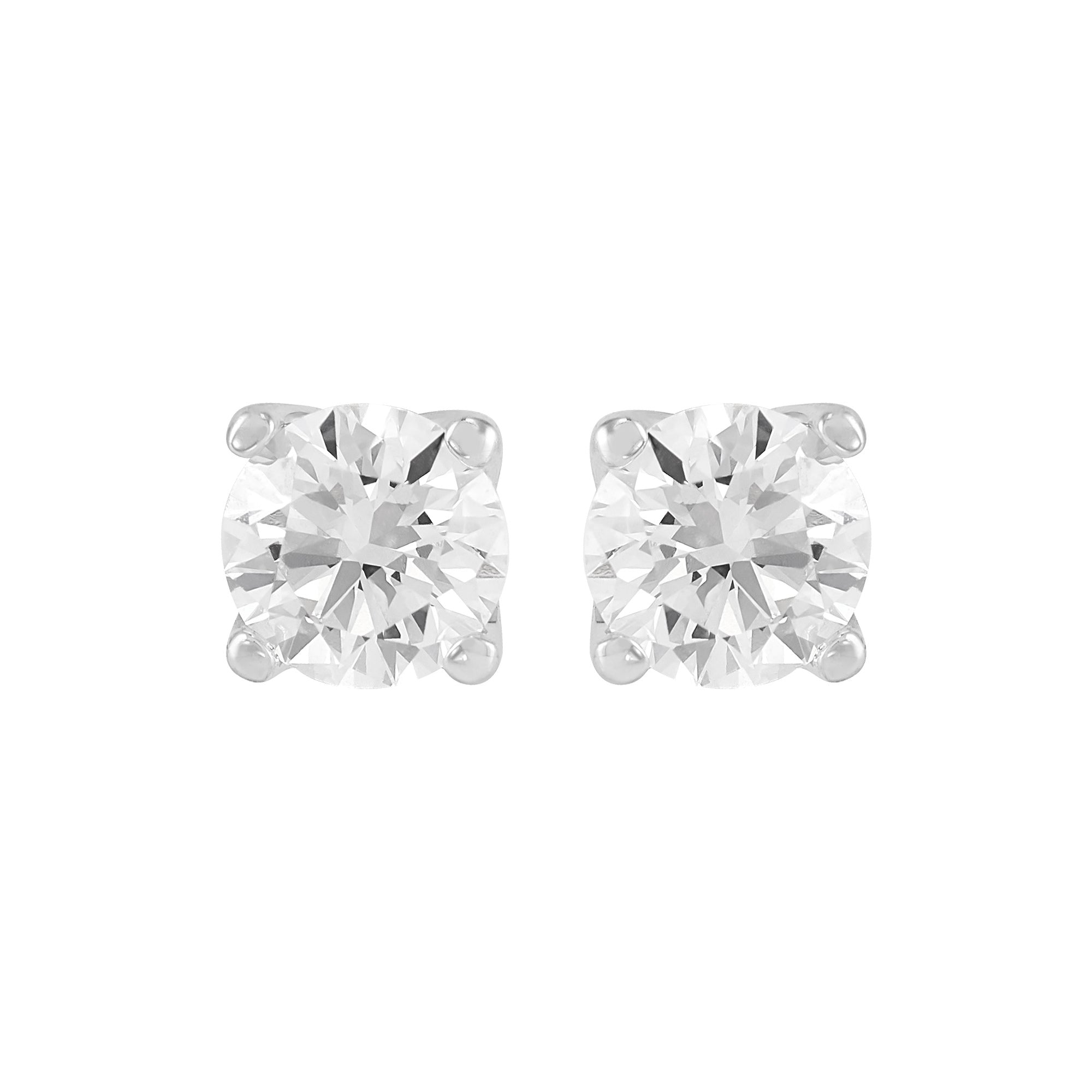 Four Prong Basket Studs