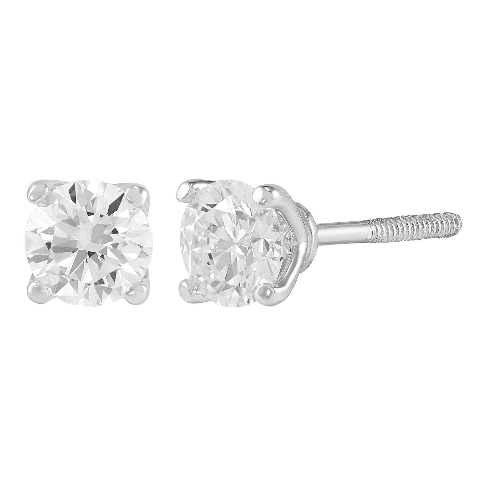 Four Prong Basket Studs