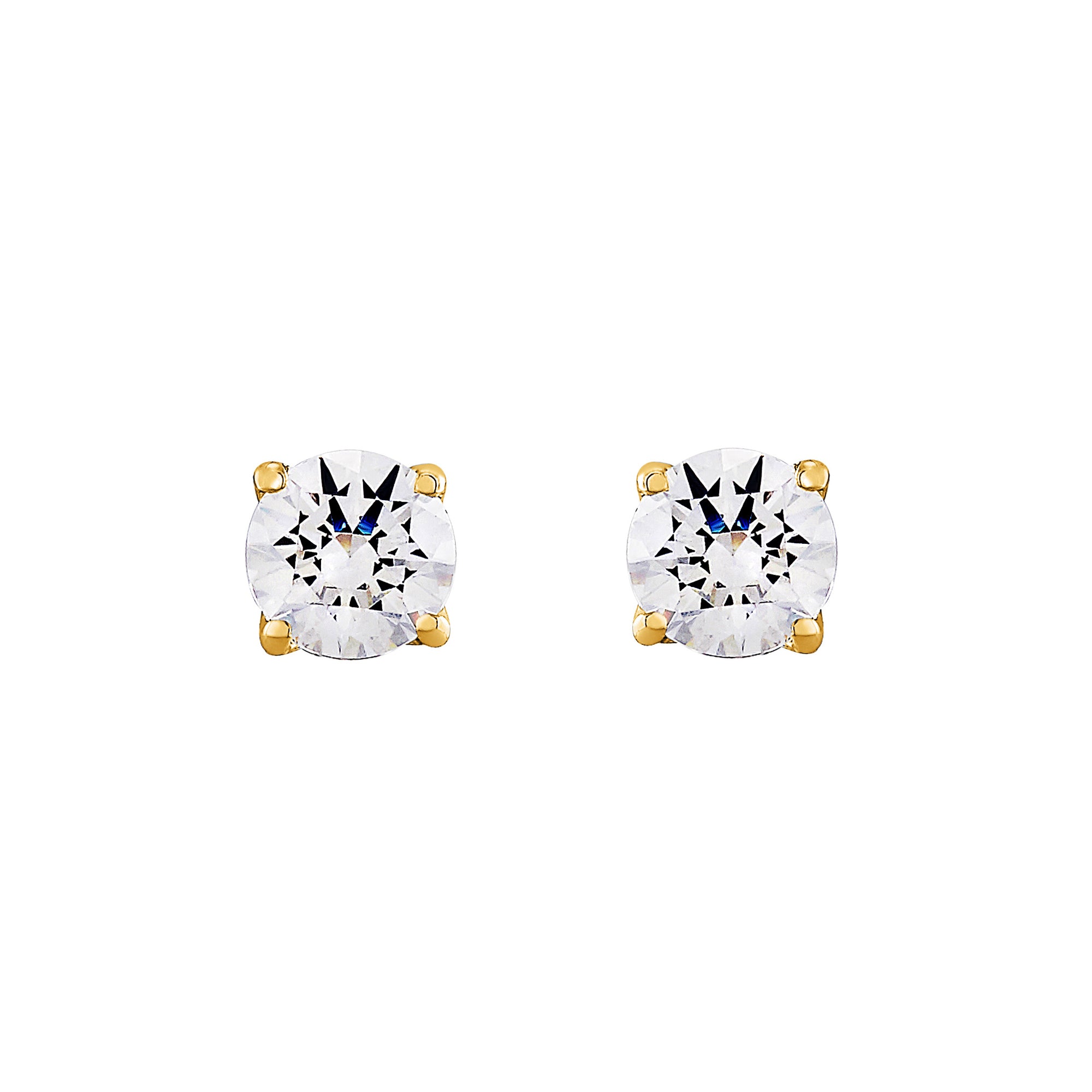 Four Prong Basket Studs