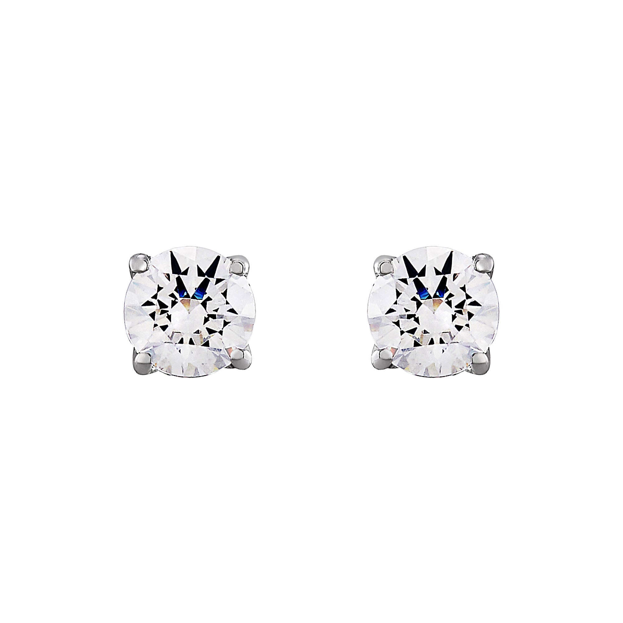 Four Prong Basket Studs
