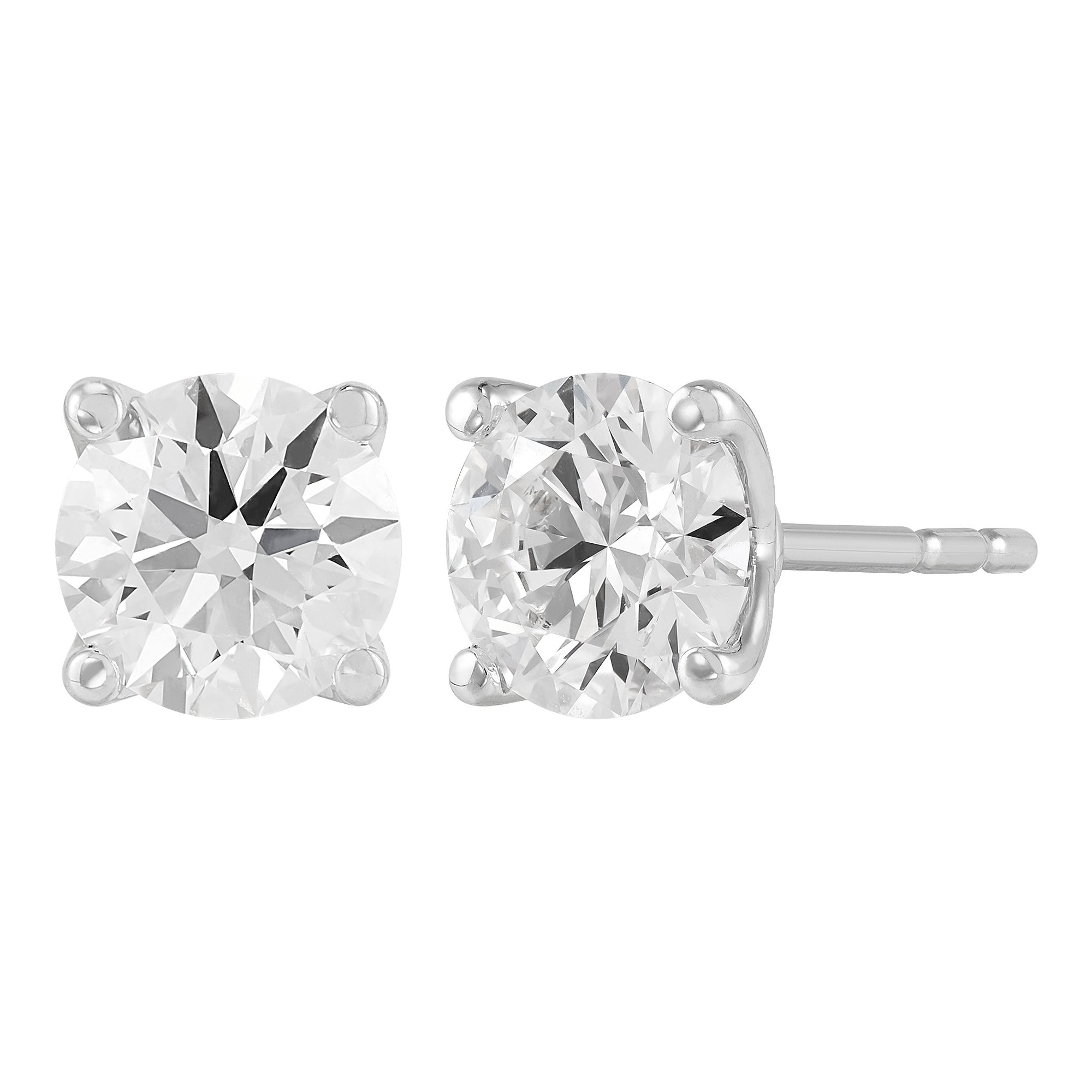 Four Prong Basket Studs