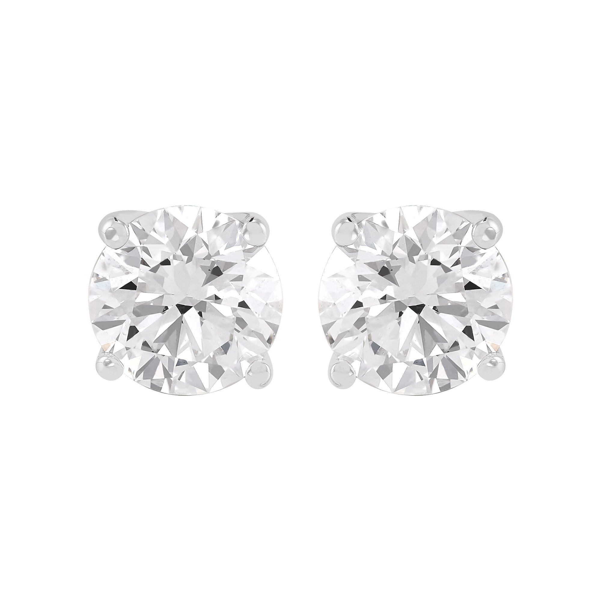Four Prong Basket Studs