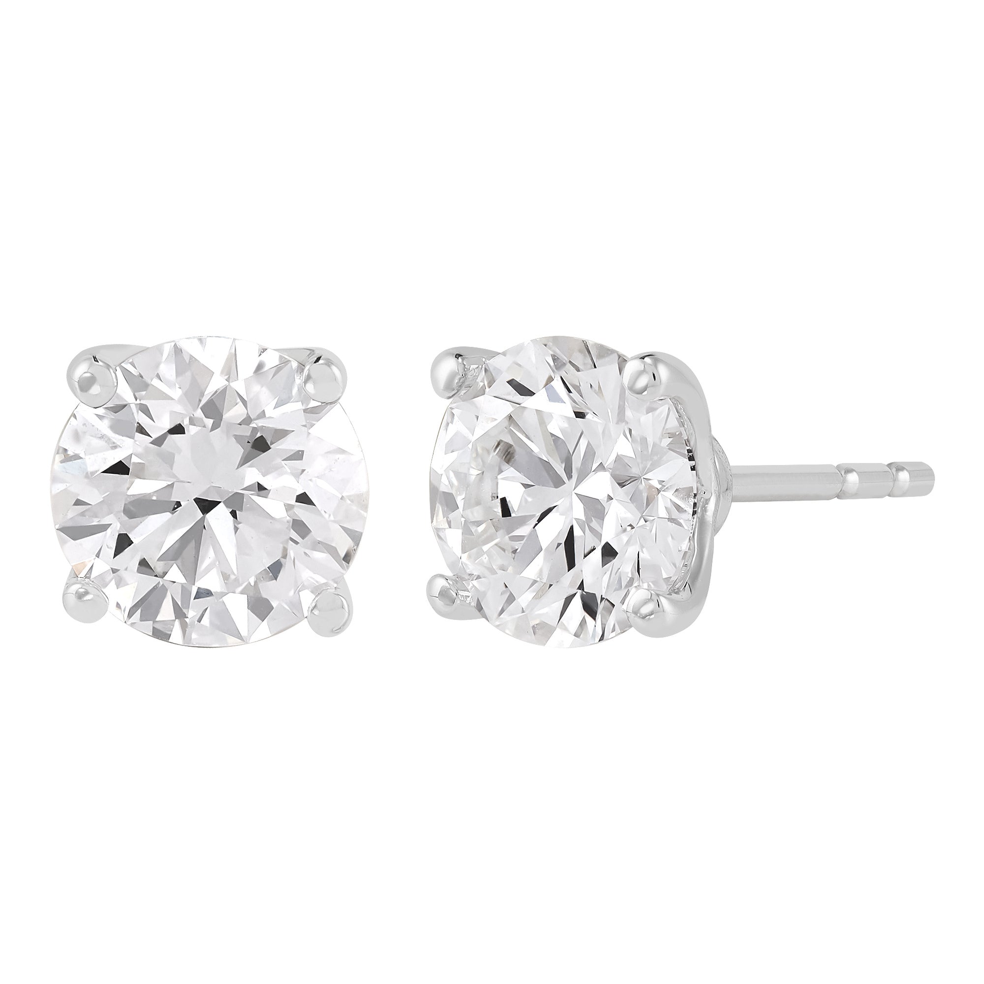 Four Prong Basket Studs