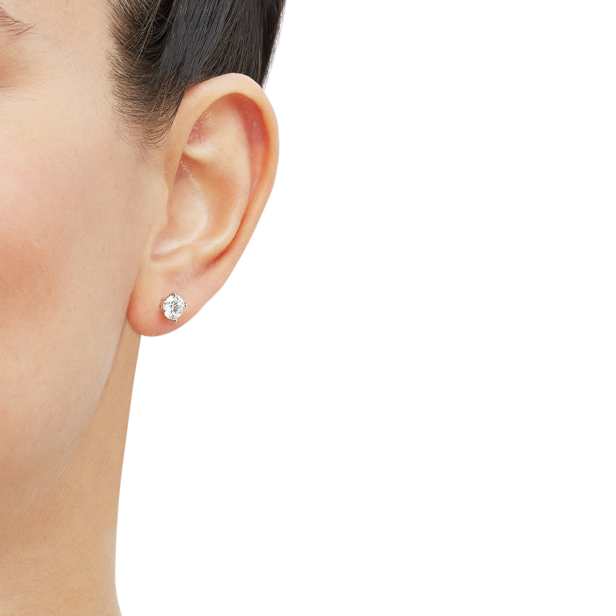 Four Prong Basket Studs