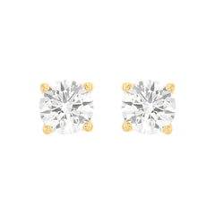 Four Prong Basket Studs