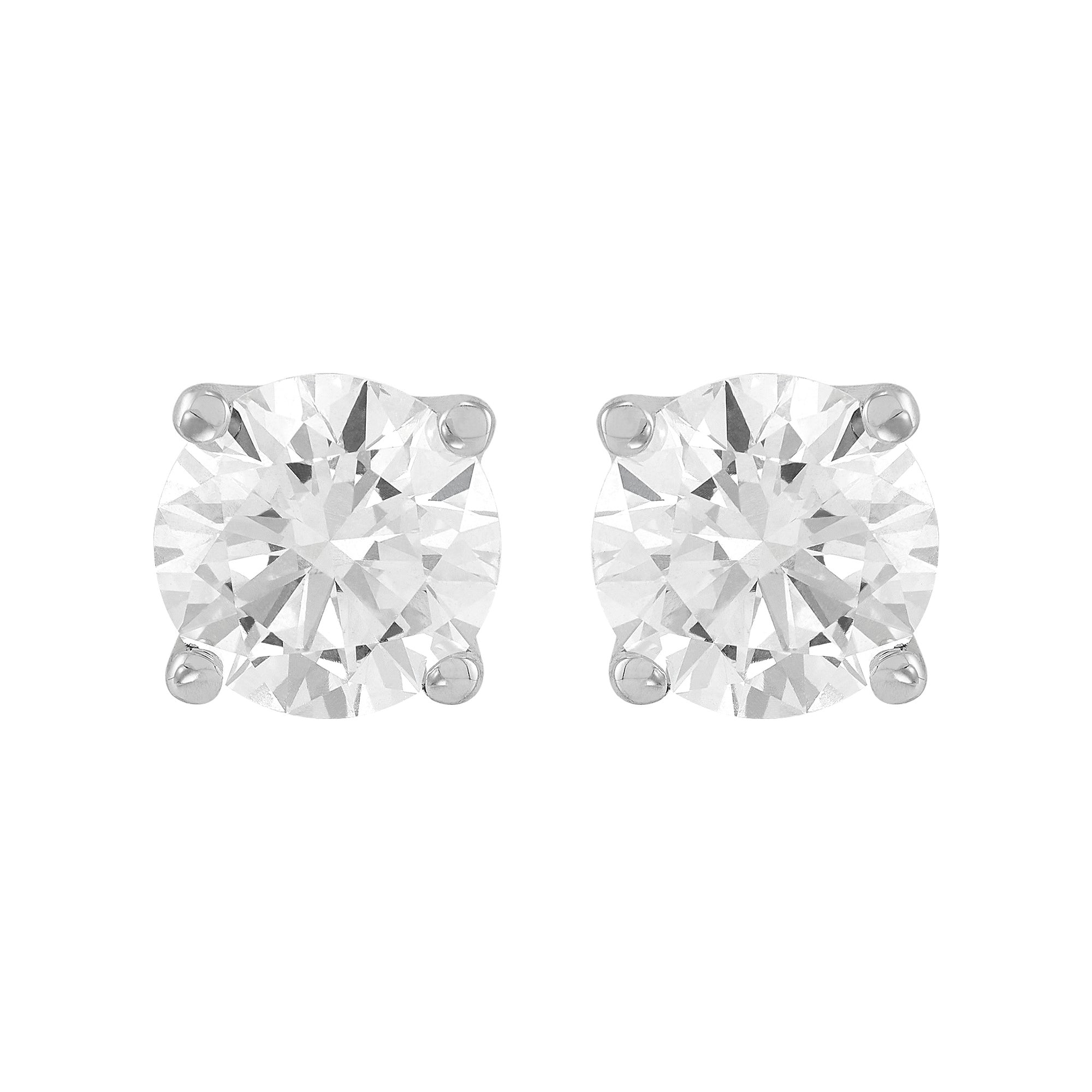 Four Prong Basket Studs