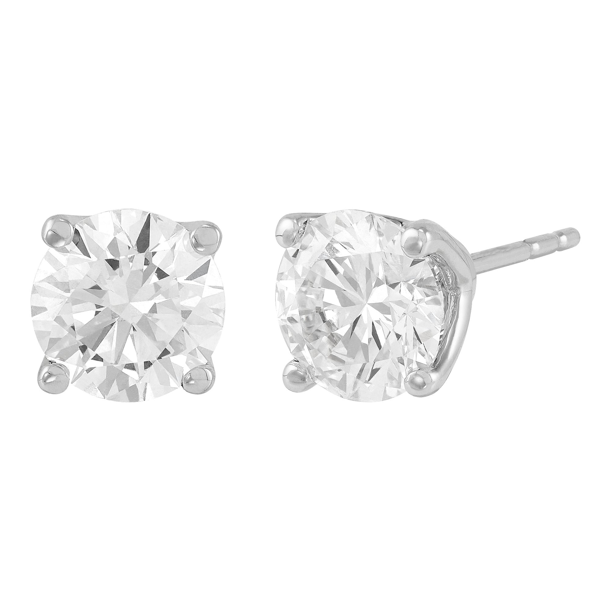 Four Prong Basket Studs