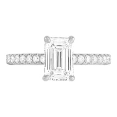 Hidden Halo Engagement Ring