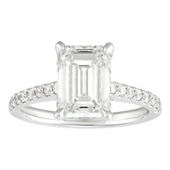 Hidden Halo Engagement Ring