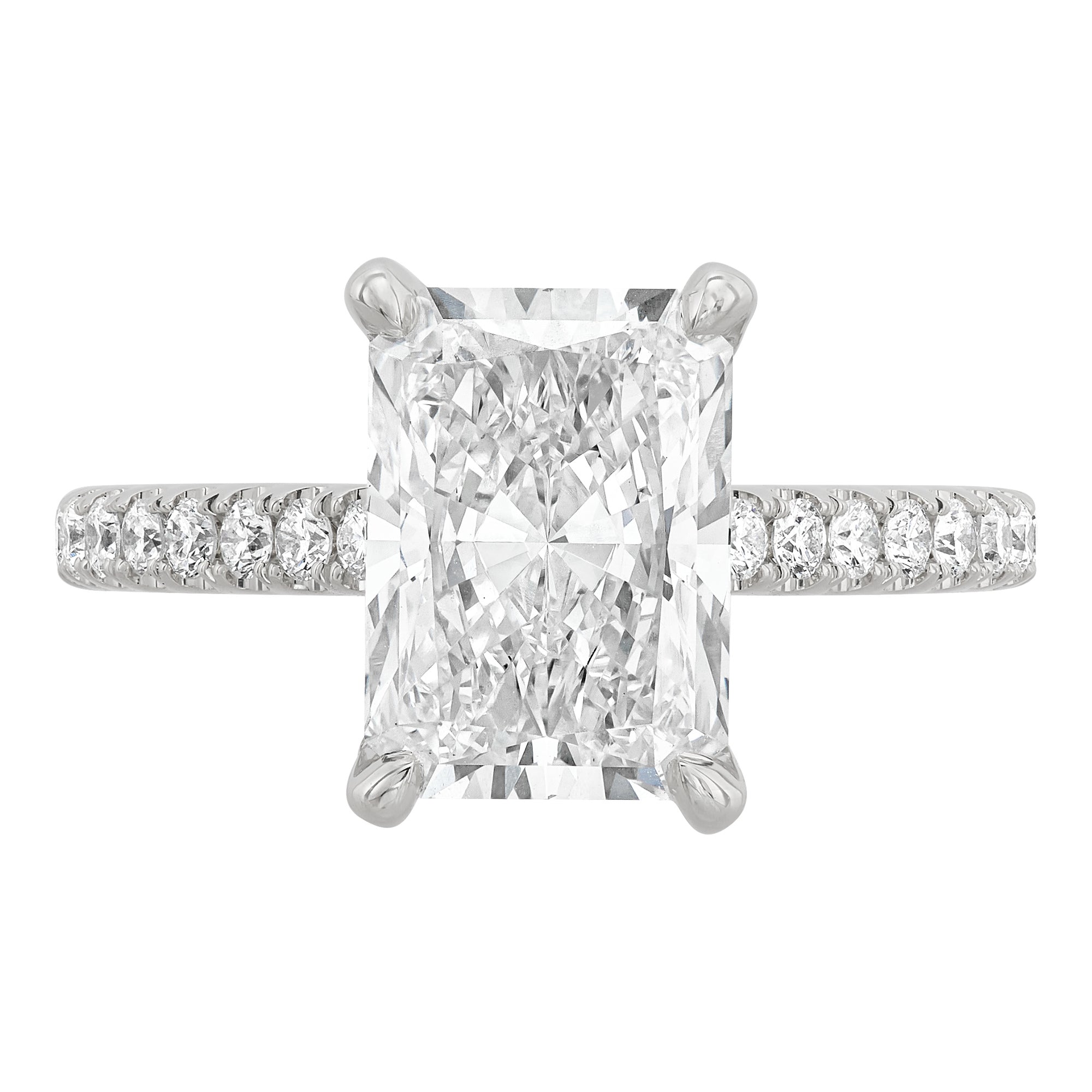 Hidden Halo Engagement Ring