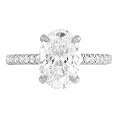 Hidden Halo Engagement Ring