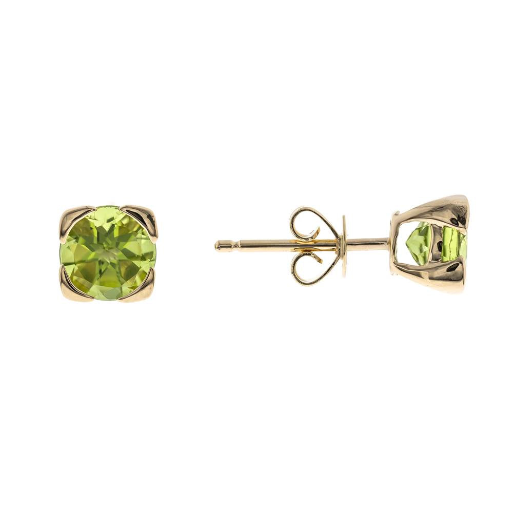 10kyg peridot studs
