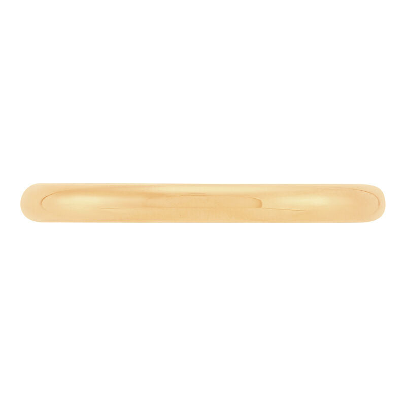14K Yellow Gold 2mm Band, Size 7