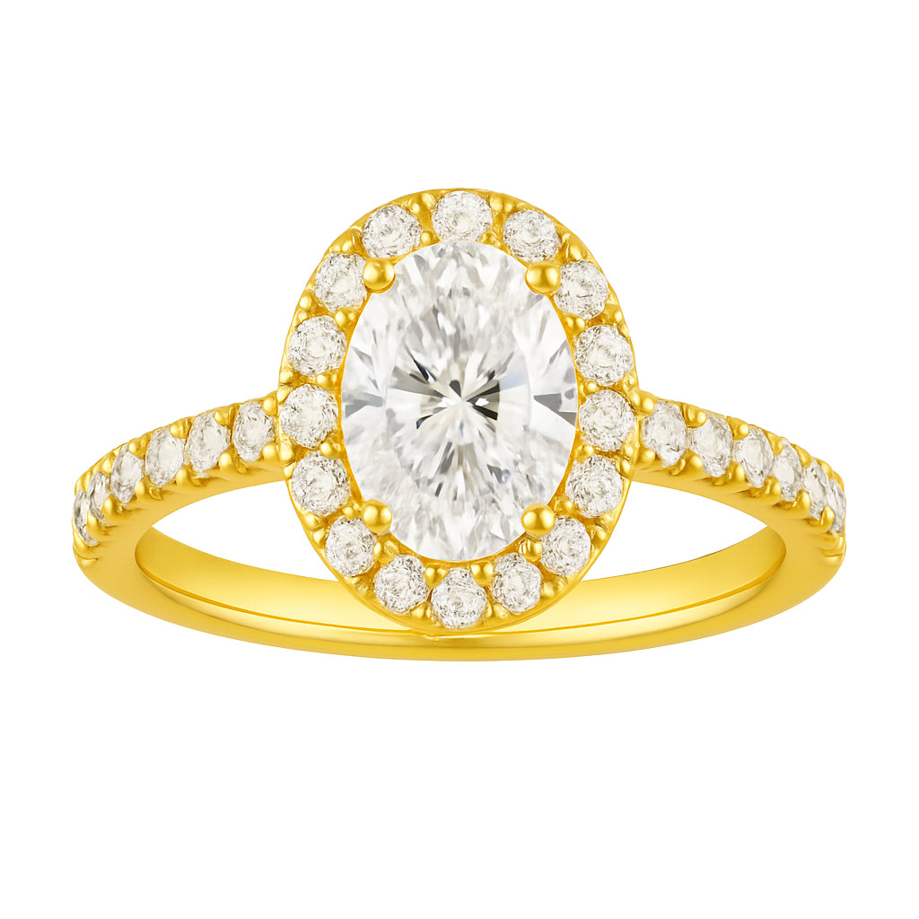 Halo Engagement Ring