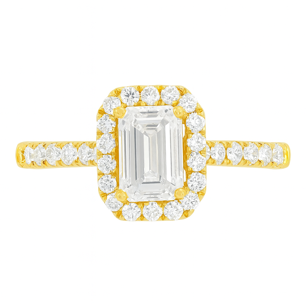 Halo Engagement Ring