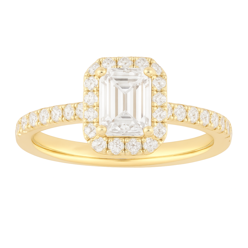 Halo Engagement Ring