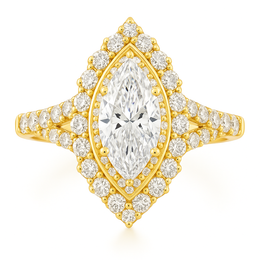 Halo Engagement Ring