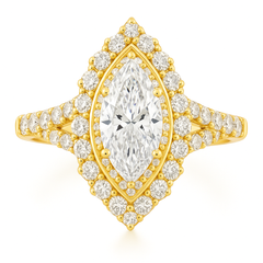 Halo Engagement Ring