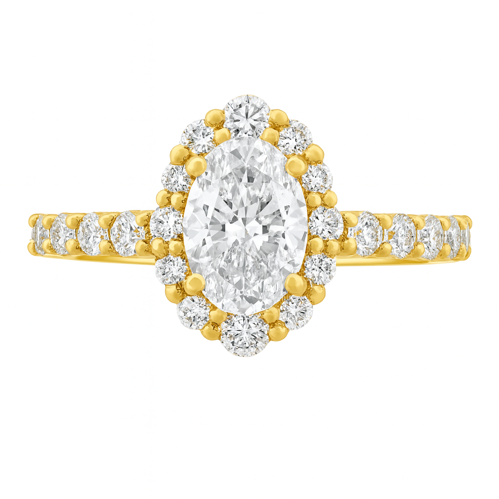 Halo Engagement Ring