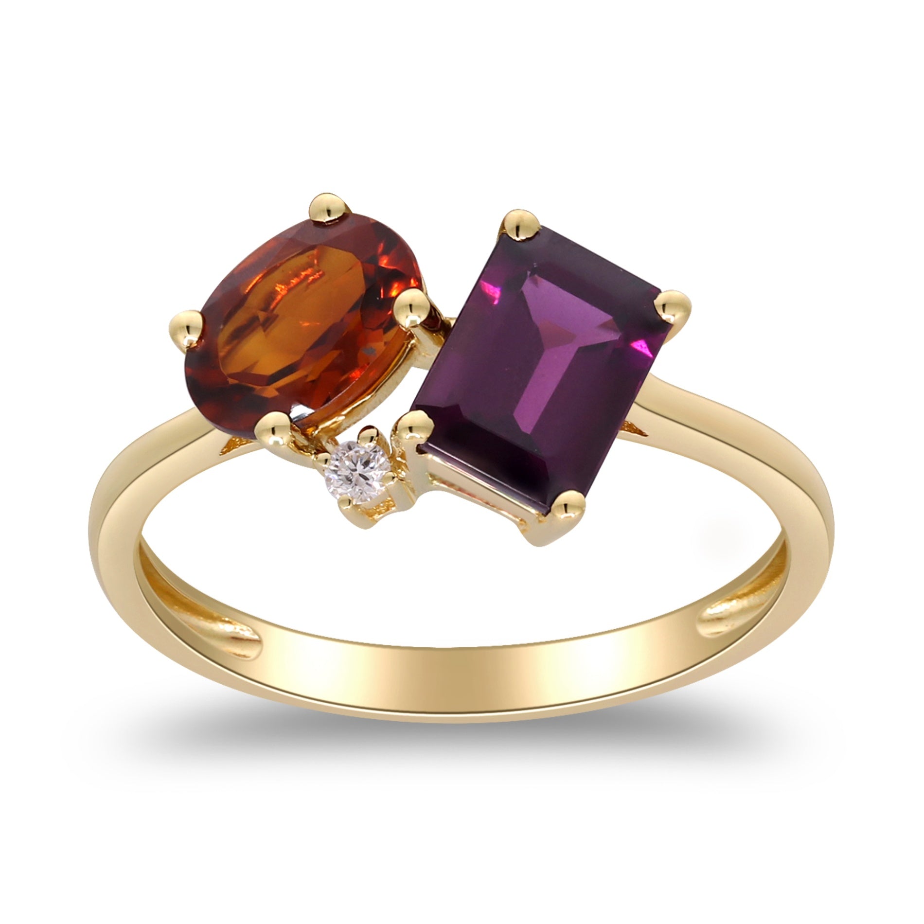10KY CITRINE RING