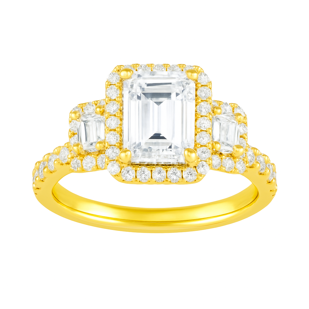 Halo Engagement Ring