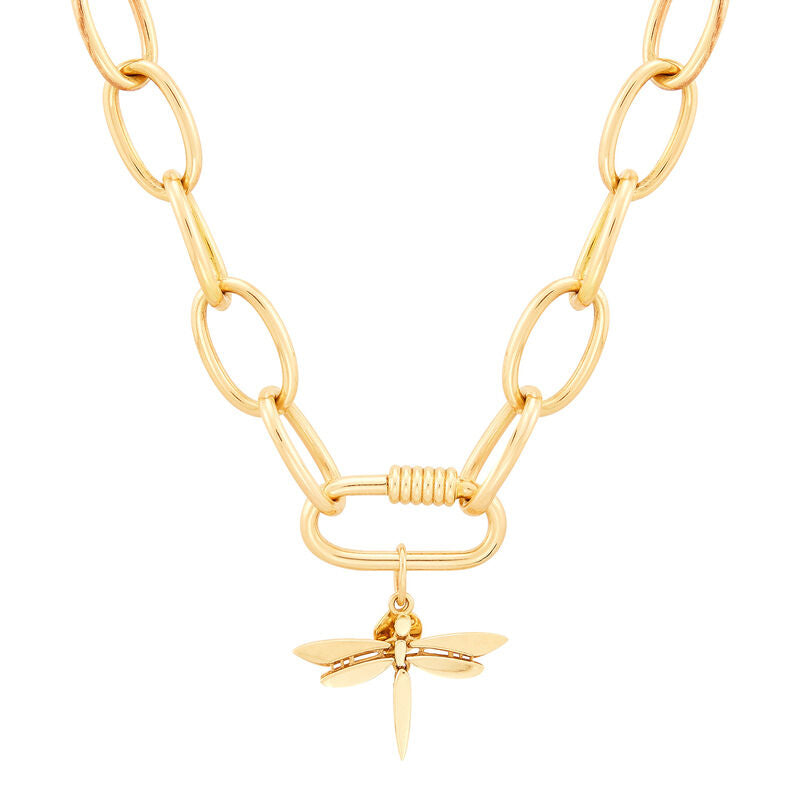 14KYG DRAGON FLY PENDANT