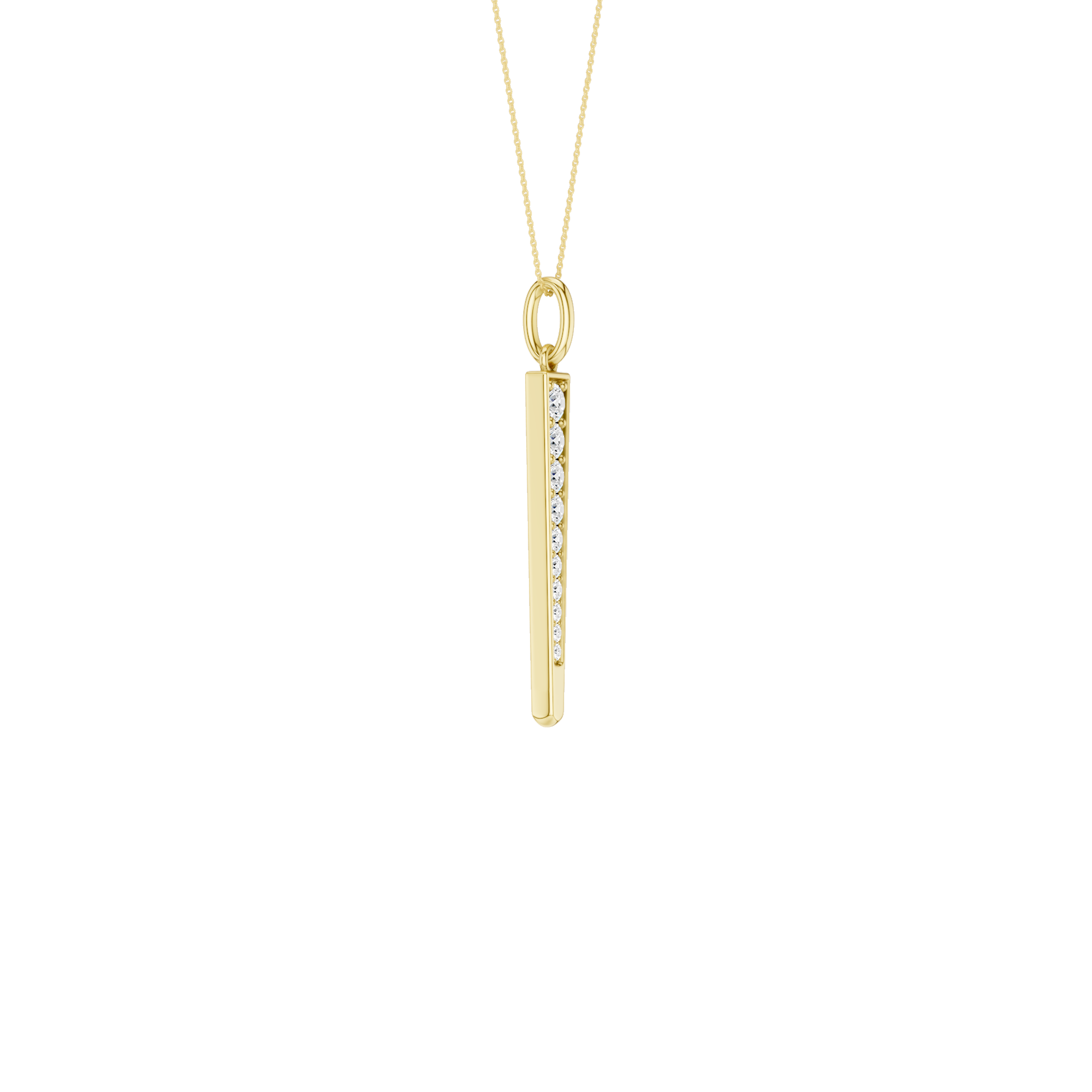 14K Yellow Gold Lavalier Pendant