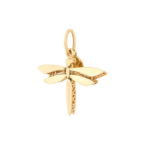 14KYG DRAGON FLY PENDANT