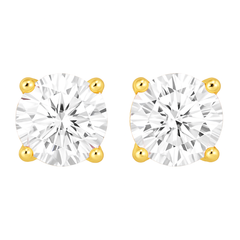 Four Prong Basket Studs