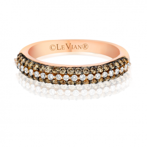 Le Vian Chocolatier® 14k Strawberry Gold® Ring with Chocolate Diamonds®