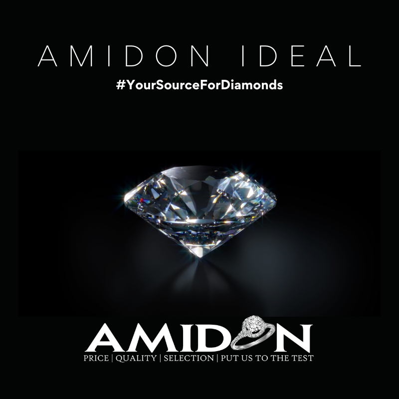 Introducing the Amidon Ideal Diamond—exclusively at Amidon Jewelers, Your Source for Diamonds.