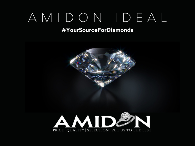Introducing the Amidon Ideal Diamond—exclusively at Amidon Jewelers, Your Source for Diamonds.