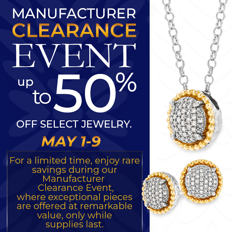 Manufacturer Clearance Event